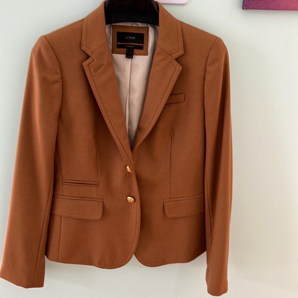 J. Crew brown wool blazer